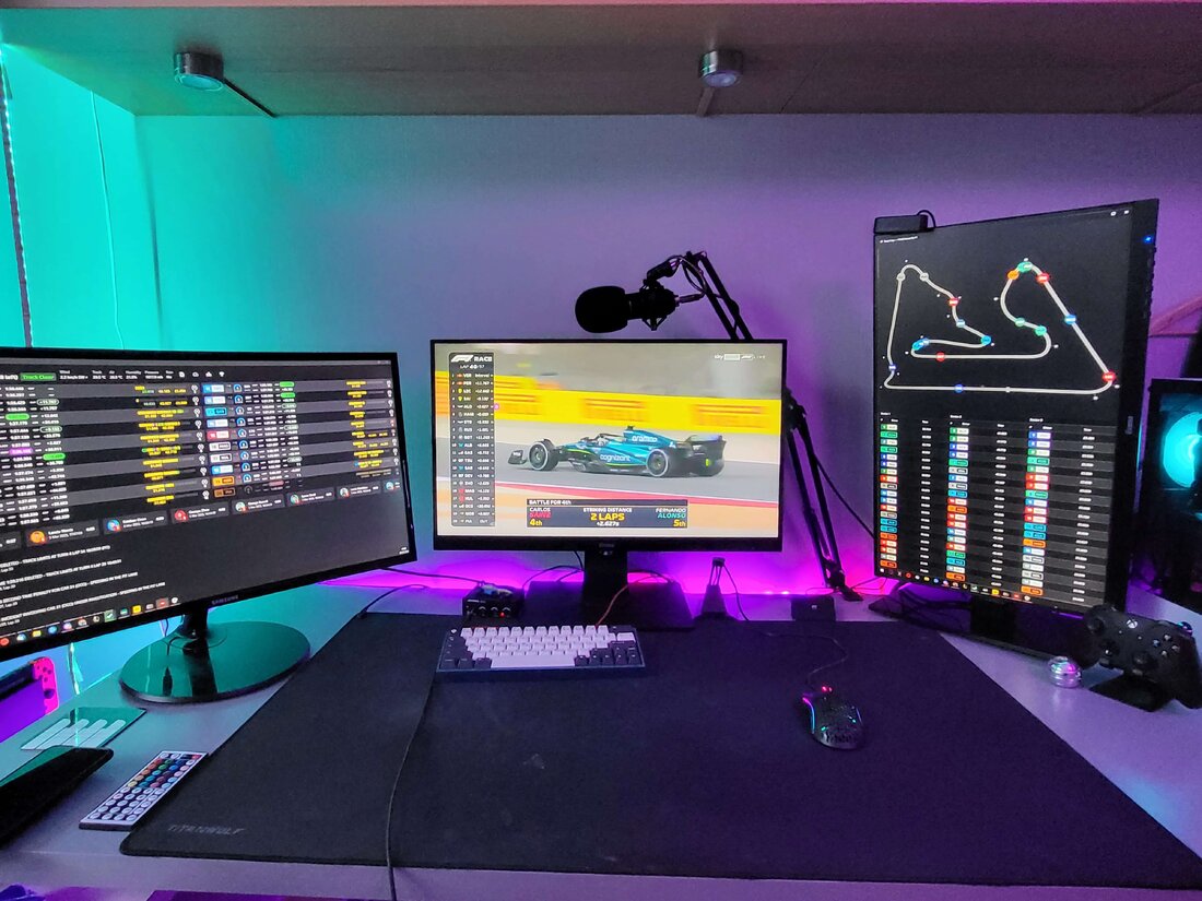 FNATIC Ray's viewing setup