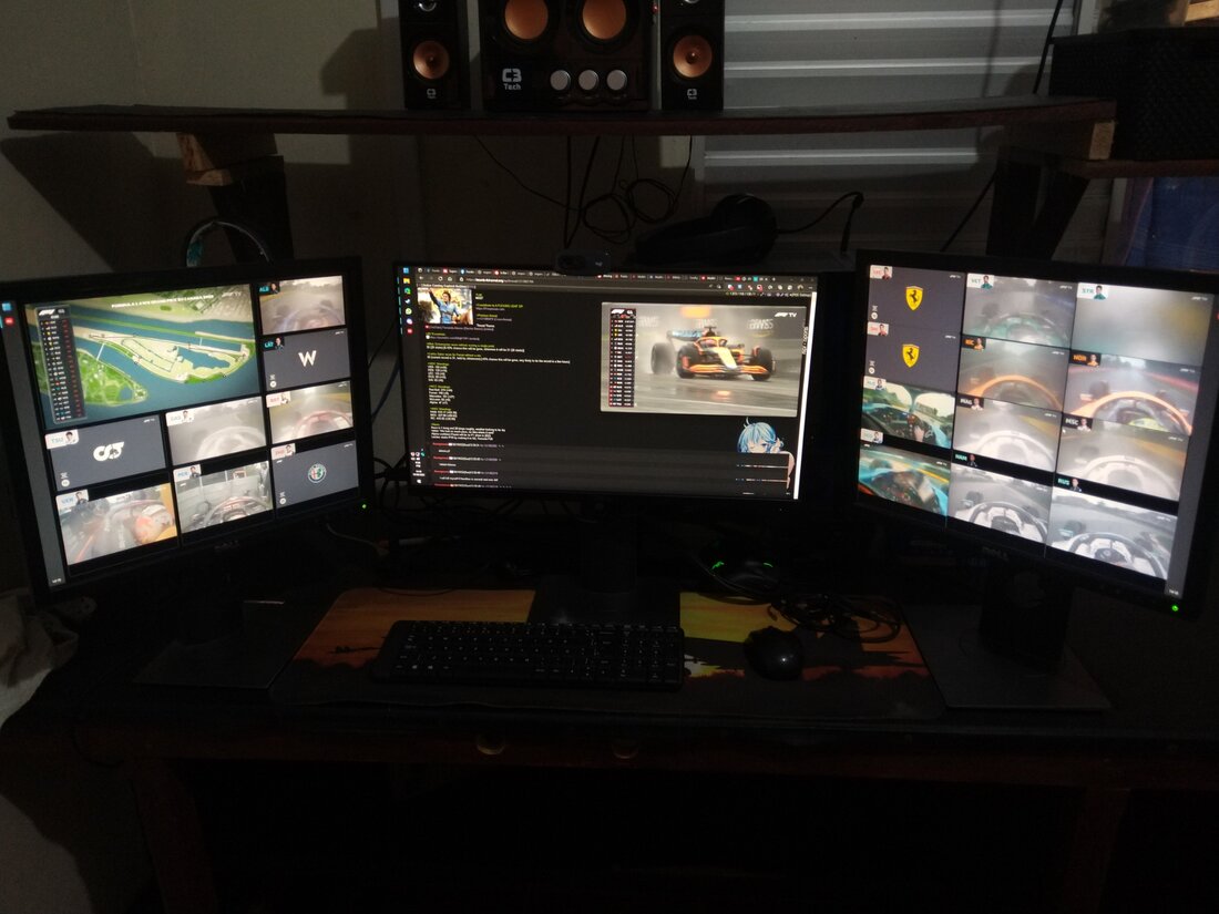 TeeJay's viewing setup