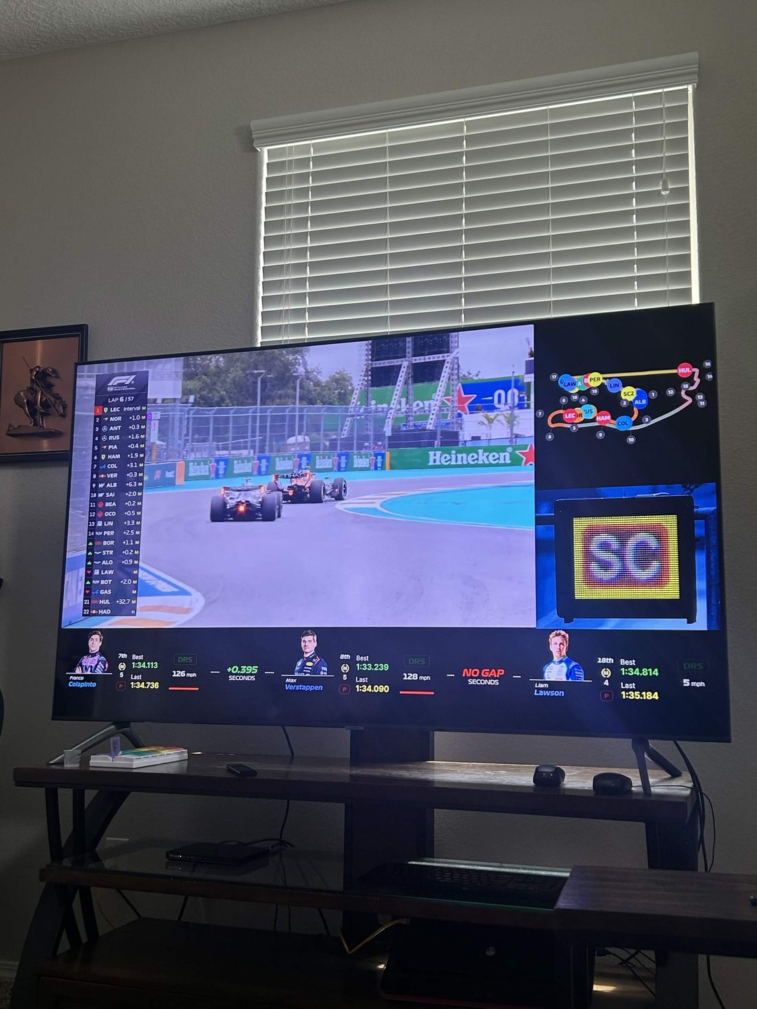 TheBaconCat's viewing setup
